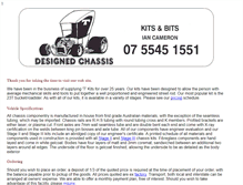 Tablet Screenshot of designedchassis.com